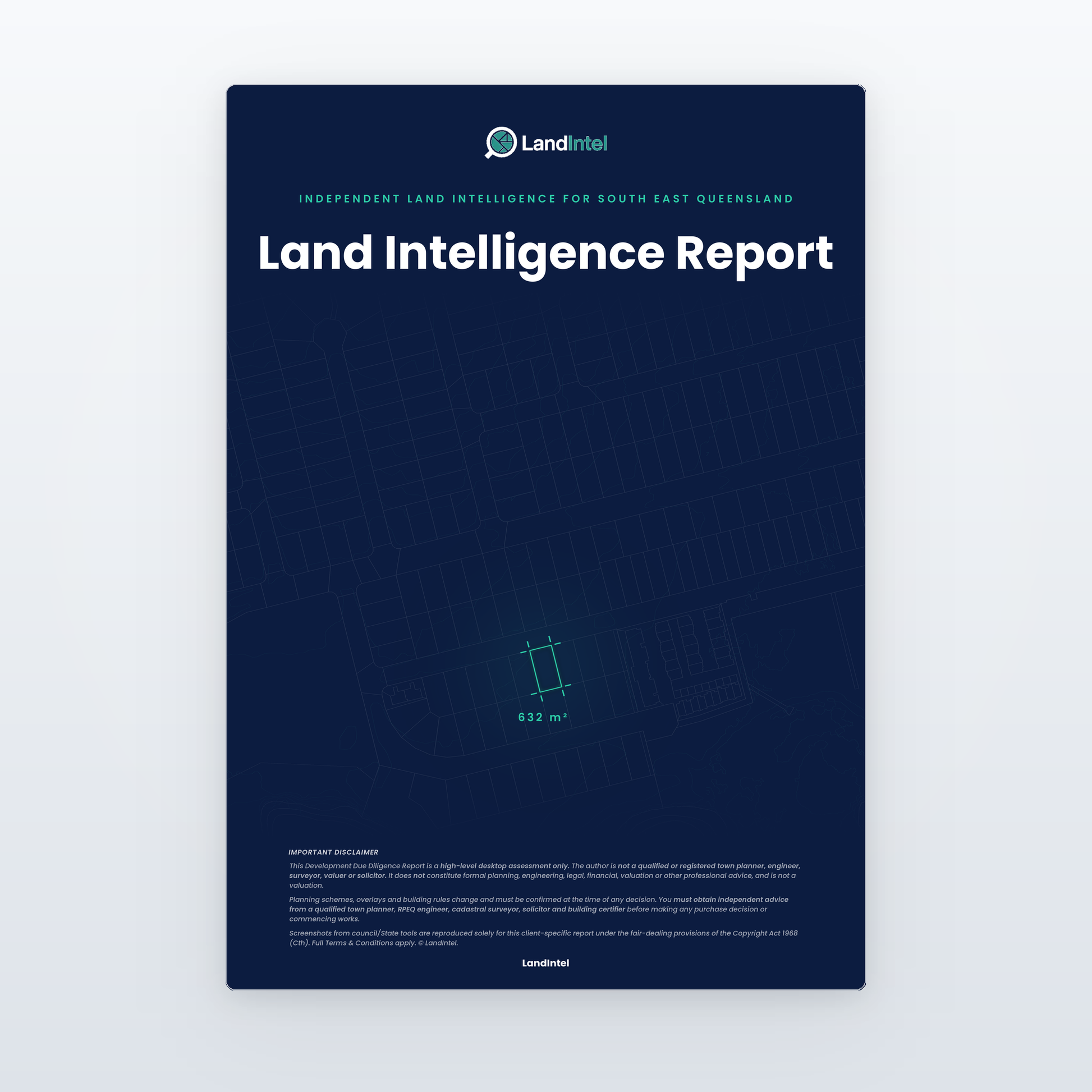 The Land Intelligence Report - independent land intelligence on one block