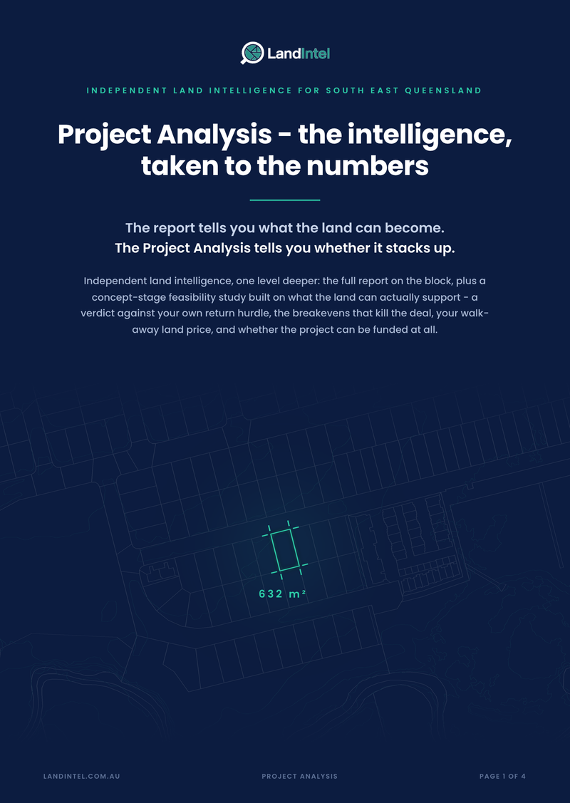 The Project Analysis - independent land intelligence taken to the numbers